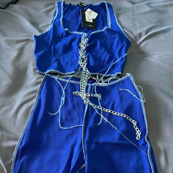 Two piece shorts set from fashion nova size XS women’s - Picture 1 of 3